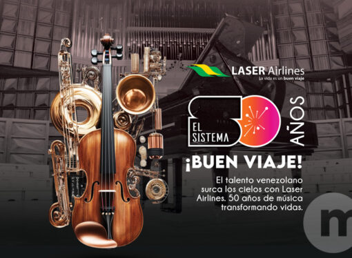 Laser Airlines apoya a El Sistema en su 50° aniversario