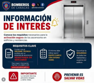 Comunicado Bomberos de Caracas